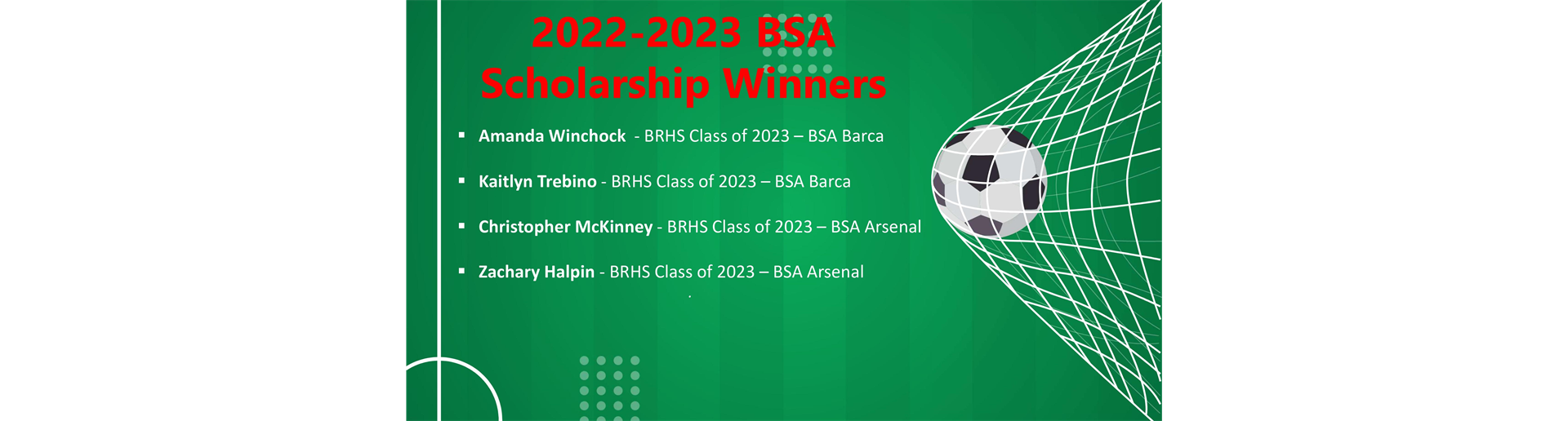 BSA Scholarship Winners 2022-2023
